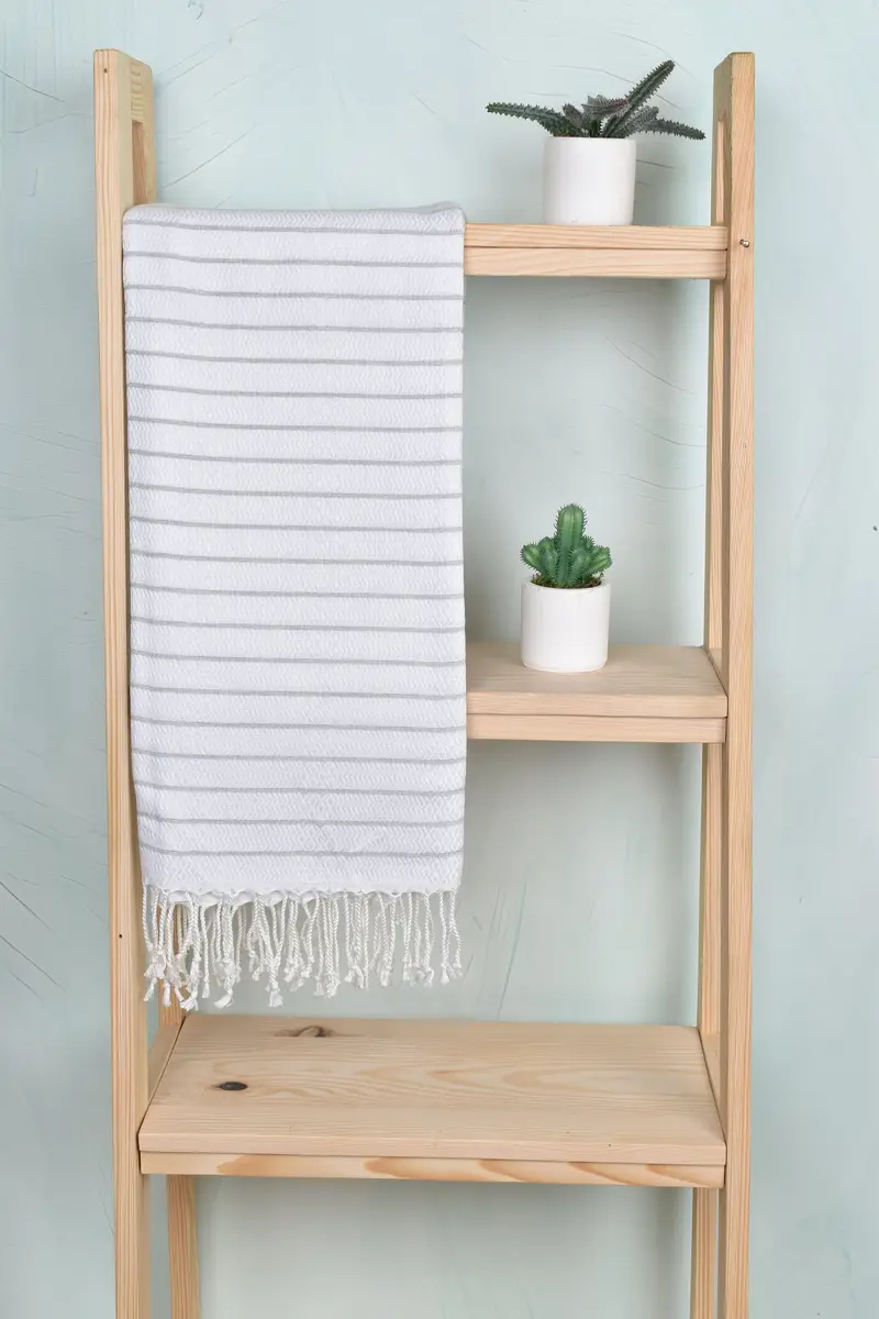 Bridal Shower Favors, Holiday Towel, 70x40 Cotton Striped Towel, Quick-dry towel, Gift For Her, Turkish Bath Towel USA, Merry Christmas Gifts - 8