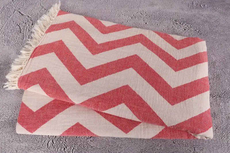 Gift For Wedding Day, Employee Gifts, Bath towel, Bachelorette Party Favors, Bachelor Bachelorette Party Favors, 70x40 Cotton Zigzag Design Towel - 6