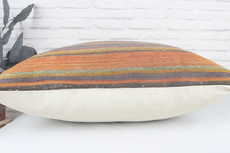 Home Decor Pillow, 28x28 Blue Pillow Case, Cushion Case, Kilim Pillow Cover, Personalized Gift Pillow Cushion, Boho Pillow Sham Cover - 6