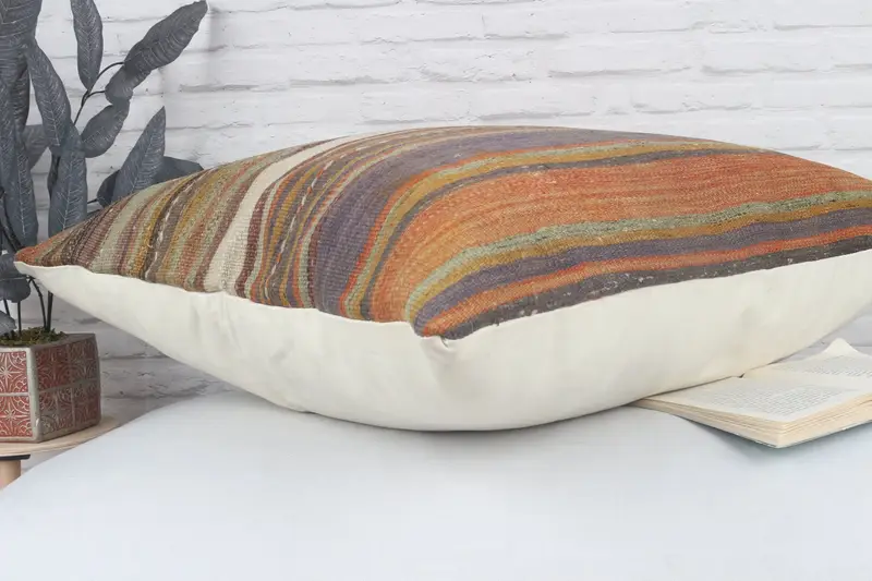 Home Decor Pillow, 28x28 Blue Pillow Case, Cushion Case, Kilim Pillow Cover, Personalized Gift Pillow Cushion, Boho Pillow Sham Cover - 7