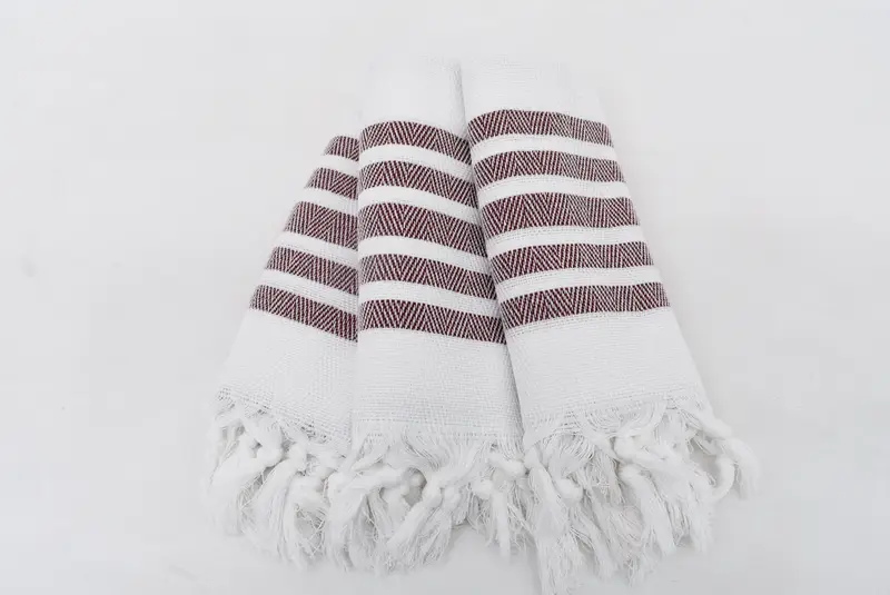 36x24 Cotton Herringbone Towel, Personalized Hand Towel, Custom Gift, Turkish Tea Towel, Wedding Gift, Turkish Towel Monogram, Towel With Name - 1