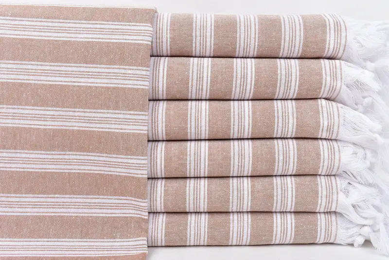 Luxury Turkish peshtemal beach towel, Bachelor Gifts, Summer Towel, Bridal Gifts, Home Decor Gifts, 70x40 Cotton Striped Towel, Personalized Gifts - 1