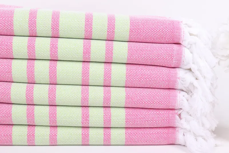 Wedding Shower Gift, Sand-free towel, Gym Towel, Best lightweight Turkish towel for travel USA, Custom Towel, 64x40 Cotton Chevron Towel, Thin towel - 3