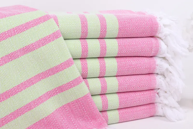 Wedding Shower Gift, Sand-free towel, Gym Towel, Best lightweight Turkish towel for travel USA, Custom Towel, 64x40 Cotton Chevron Towel, Thin towel - 1