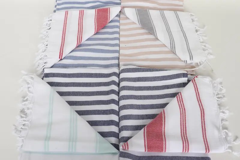 Housewarming Gift, Pool Towels, Bachelorette Beach Towel, Christmas Favors, Bachelorette Party Decorations, 70x40 Cotton Striped Towel, Custom Towel - 5