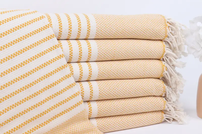 Boyfriend Christmas Gift, Bridal Shower Favors, 76x40 Cotton Striped Towel, Bridesmaid Gifts, Personalized Bridesmaid Gift, Cute Beach Towel - 1