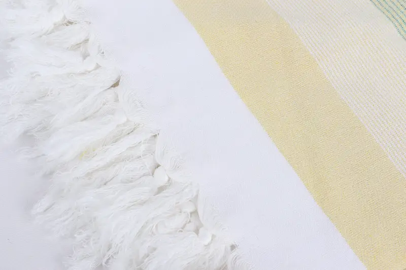 Antibacterial Turkish peshtemal towel, Home Decor Gifts, Grandma Gift, 68x40 Cotton Striped Towel, Absorbent Turkish towel, Turkish bath towel - 7