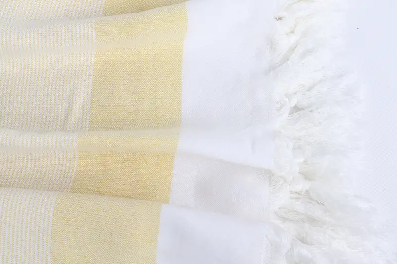 Antibacterial Turkish peshtemal towel, Home Decor Gifts, Grandma Gift, 68x40 Cotton Striped Towel, Absorbent Turkish towel, Turkish bath towel - 8