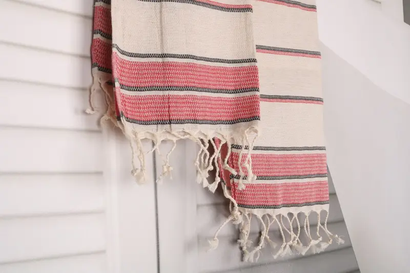 Gelin duş lehine, bekarlığa veda partileri, kişiselleştirilmiş hediye, monogram el havlu, adlı havlu, 40x20 keten çizgili havlu, küçük banyo havlu - 8