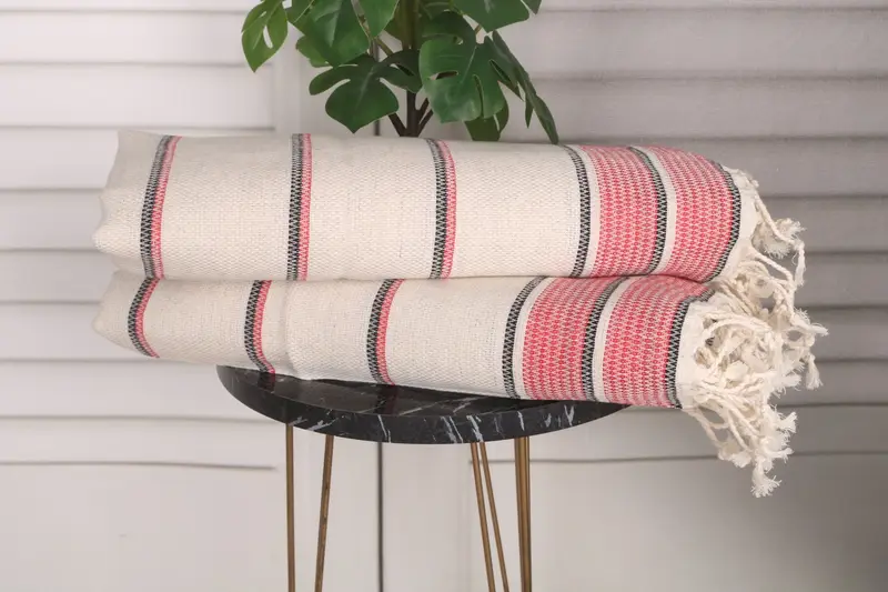 Gelin duş lehine, bekarlığa veda partileri, kişiselleştirilmiş hediye, monogram el havlu, adlı havlu, 40x20 keten çizgili havlu, küçük banyo havlu - 3