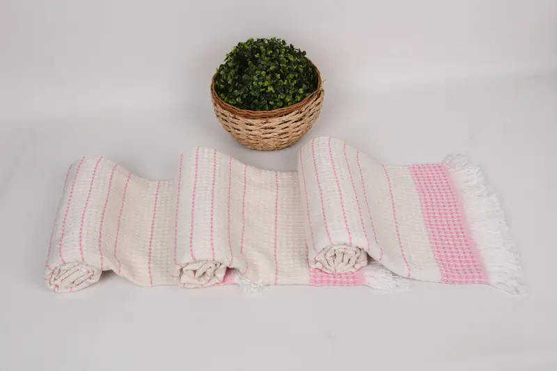 Spa Gift Towel, Quick-dry travel peshtemal towel, Thin towel, Yoga Towel, Custom Gift, Wedding Shower Gift, 70x40 Cotton Waffle Towel, Organic towel - 8