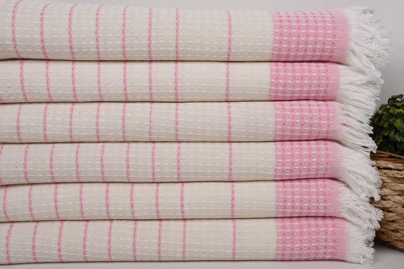 Spa Gift Towel, Quick-dry travel peshtemal towel, Thin towel, Yoga Towel, Custom Gift, Wedding Shower Gift, 70x40 Cotton Waffle Towel, Organic towel - 2