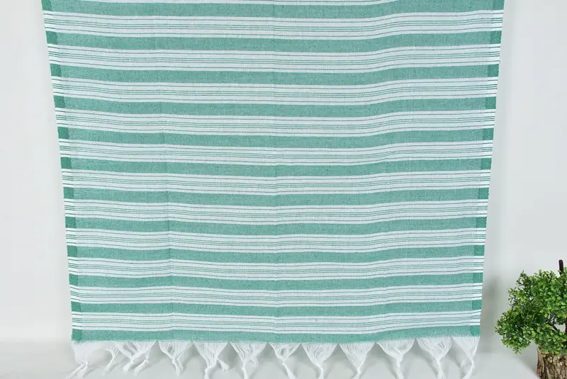 Turkish Bath Towel USA, 70x40 Cotton Striped Towel, Sand-free towel, Bridal Shower Favor, Best Beach Towel, Organic towel, Beach Size Towel - 7