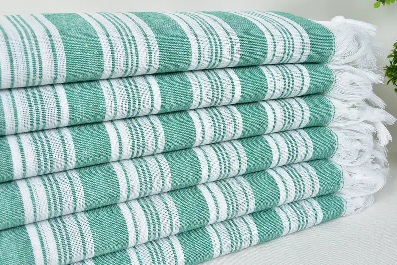 Turkish Bath Towel USA, 70x40 Cotton Striped Towel, Sand-free towel, Bridal Shower Favor, Best Beach Towel, Organic towel, Beach Size Towel - 3