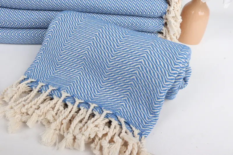 Customized Towels, Custom Towel, Miami Bachelorette Party Favors, 70x40 Cotton Chevron Towel, Summer Gift, Bachelorette Favors Beach, Soft towel - 4
