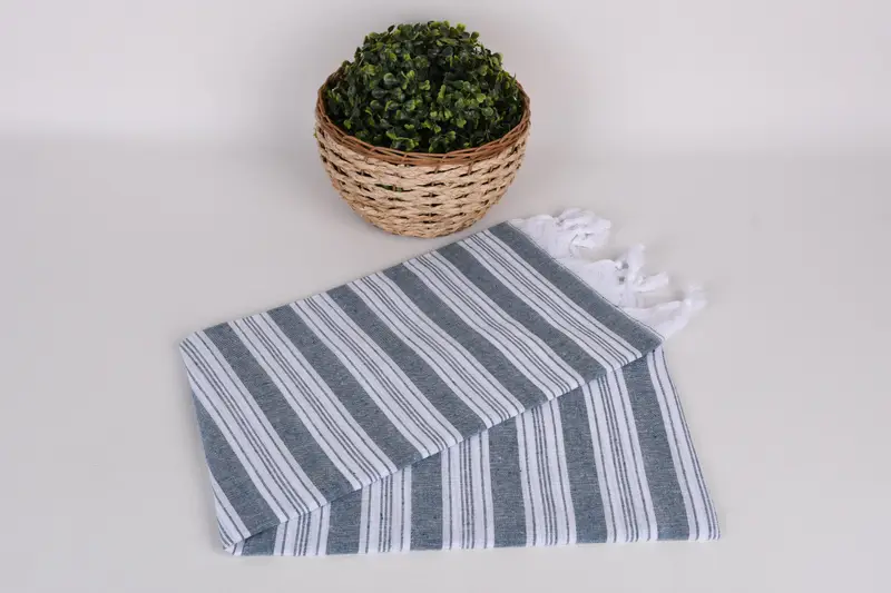 Best Friend Gift Ideas, Guest Towel, 70x40 Cotton Striped Towel, Best Beach Towel, Custom Towel, Lightweight Turkish towel, Girls Weekend Favors - 4