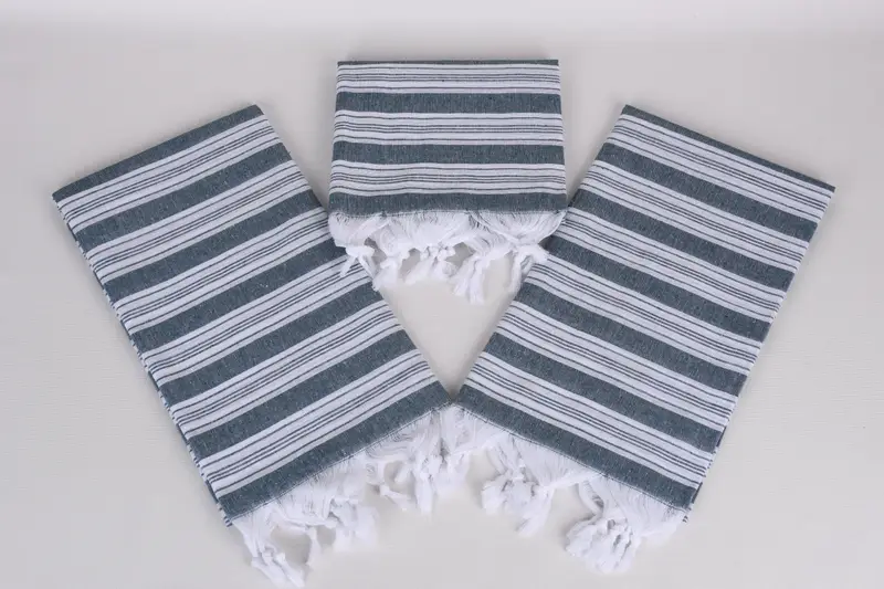 Best Friend Gift Ideas, Guest Towel, 70x40 Cotton Striped Towel, Best Beach Towel, Custom Towel, Lightweight Turkish towel, Girls Weekend Favors - 6