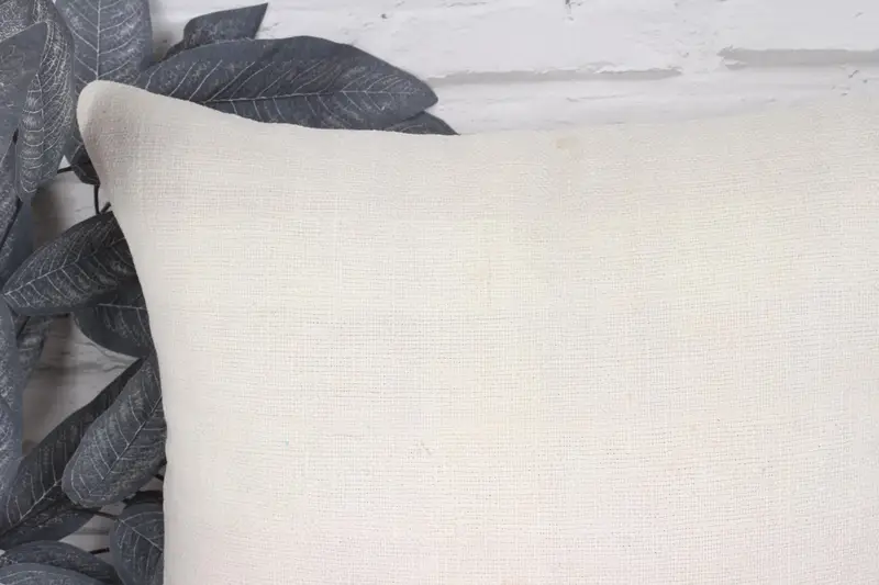 Pillow Sham, Seat Cushion Case, 18x18 White Pillow, Yoga Cushion, Boho Pillow, Turkish Bench Pillow Case, Gift Pillow, Boho Pillow Sham Cover - 2