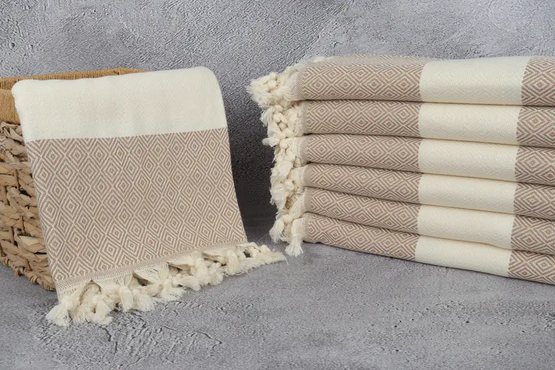 Scarf Towel, Summer Gift Ideas, Traditional Turkish peshtemal for hammam, Best Beach Towel, Gift For Him, Sand-free towel, Wedding Gift For Bride - 3
