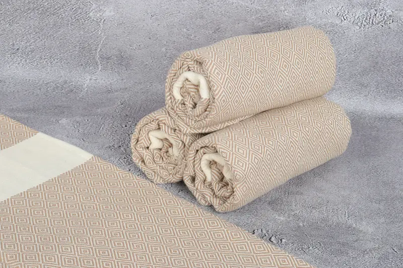 Scarf Towel, Summer Gift Ideas, Traditional Turkish peshtemal for hammam, Best Beach Towel, Gift For Him, Sand-free towel, Wedding Gift For Bride - 8