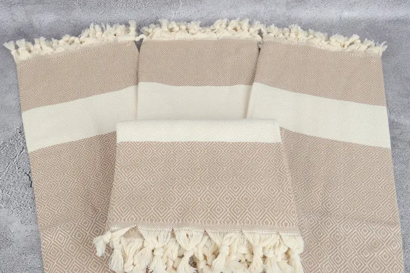 Scarf Towel, Summer Gift Ideas, Traditional Turkish peshtemal for hammam, Best Beach Towel, Gift For Him, Sand-free towel, Wedding Gift For Bride - 4