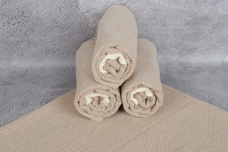 Scarf Towel, Summer Gift Ideas, Traditional Turkish peshtemal for hammam, Best Beach Towel, Gift For Him, Sand-free towel, Wedding Gift For Bride - 7
