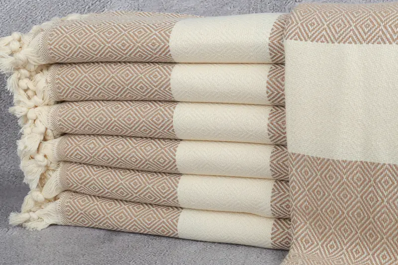 Scarf Towel, Summer Gift Ideas, Traditional Turkish peshtemal for hammam, Best Beach Towel, Gift For Him, Sand-free towel, Wedding Gift For Bride - 1