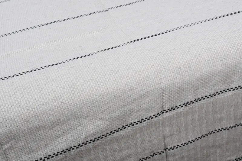 104x96 Linen Striped Towel, Bridal Shower Gift, Turkish Blanket Queen, Custom Blanket, Personalized Wedding Gift For Couple, Personalized Gifts - 6