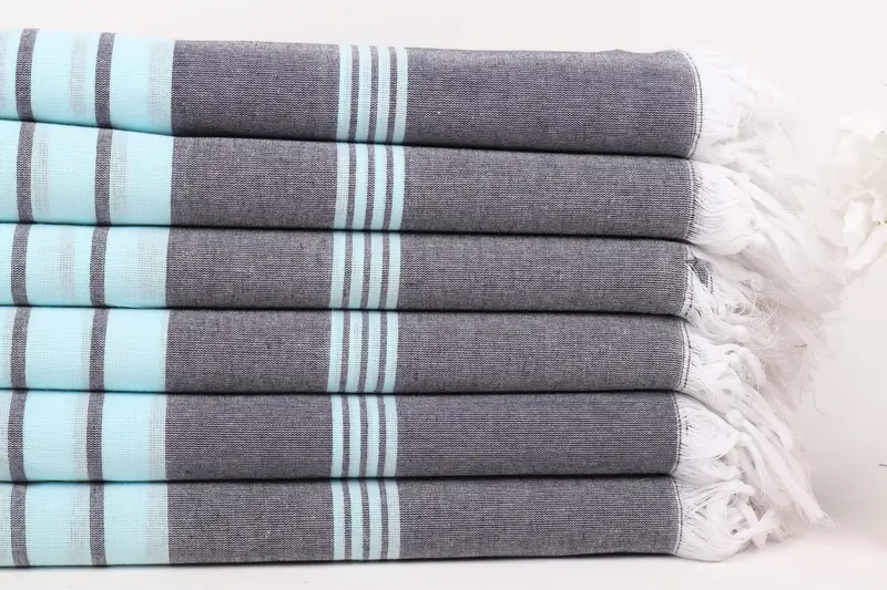 68x36 Cotton Striped Towel, Cotton towel, Custom Turkish Towel, Towel With Name, Sand-resistant towel, Gift For Her, Merry Christmas Gifts - 3