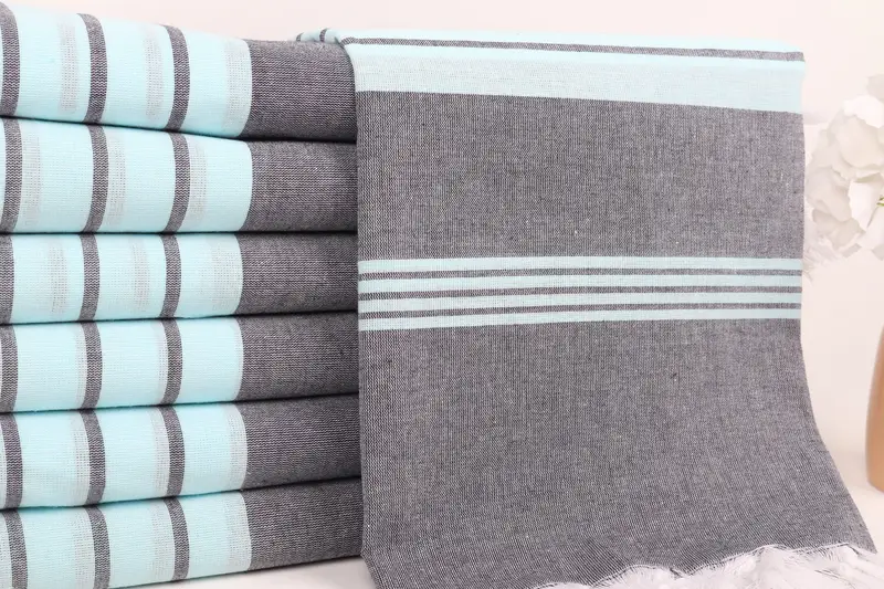 68x36 Cotton Striped Towel, Cotton towel, Custom Turkish Towel, Towel With Name, Sand-resistant towel, Gift For Her, Merry Christmas Gifts - 2