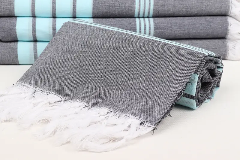 68x36 Cotton Striped Towel, Cotton towel, Custom Turkish Towel, Towel With Name, Sand-resistant towel, Gift For Her, Merry Christmas Gifts - 4
