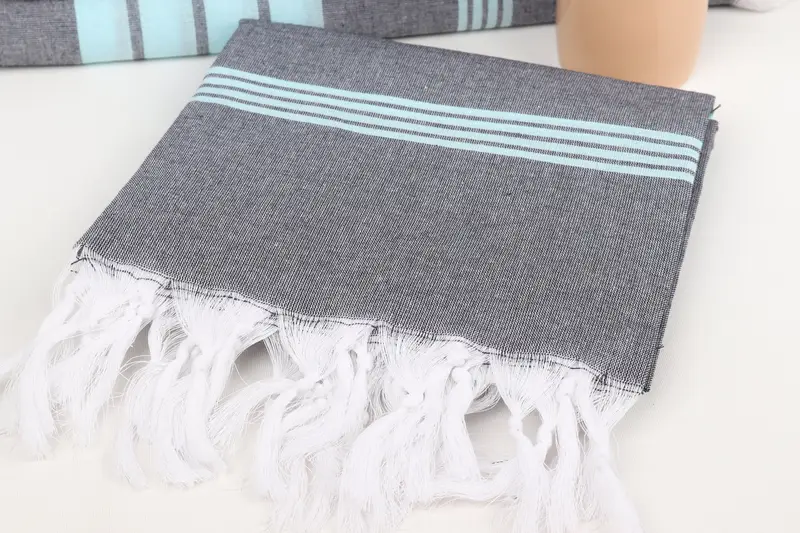 68x36 Cotton Striped Towel, Cotton towel, Custom Turkish Towel, Towel With Name, Sand-resistant towel, Gift For Her, Merry Christmas Gifts - 5