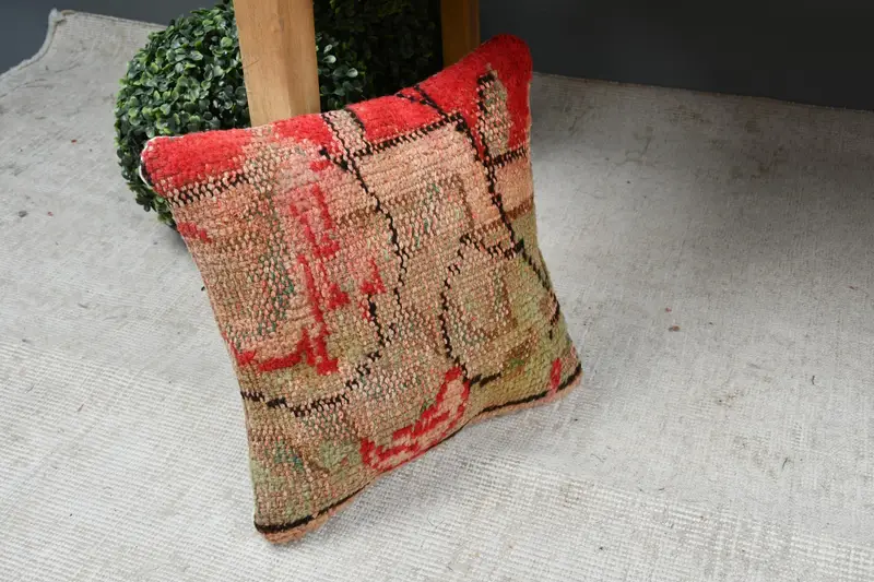 Armchair Pillow, Car Cushion Cover, Pillow for Couch, Home Decor Pillow, Cotton Pillow Cover, Gift Pillow, Cushion Case, 12x12 Beige Pillow Cover - 7
