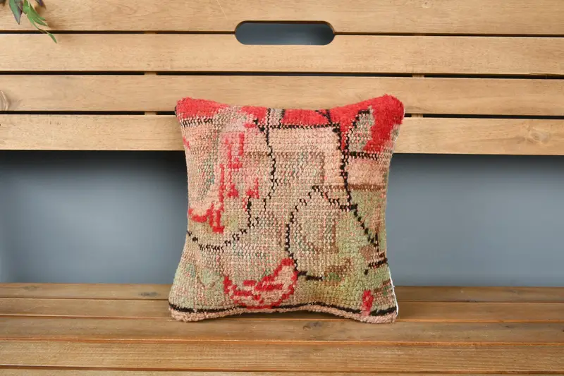 Armchair Pillow, Car Cushion Cover, Pillow for Couch, Home Decor Pillow, Cotton Pillow Cover, Gift Pillow, Cushion Case, 12x12 Beige Pillow Cover - 6