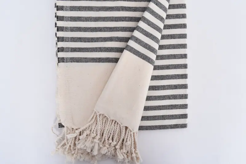 70x40 Cotton Striped Towel, Bridesmaid Gifts, Monogrammed Beach Towel, Maid Of Honor Gift, Personalized Turkish Beach Towel, Thin towel, Scarf Towel - 8