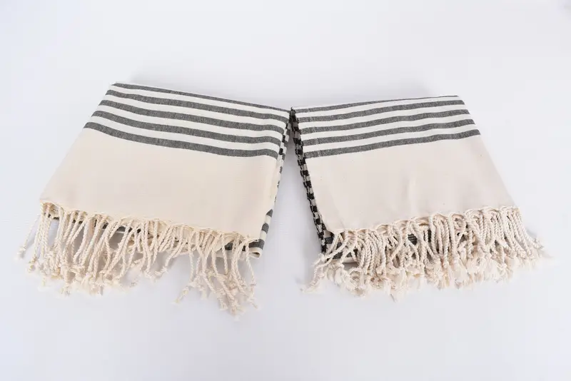 70x40 Cotton Striped Towel, Bridesmaid Gifts, Monogrammed Beach Towel, Maid Of Honor Gift, Personalized Turkish Beach Towel, Thin towel, Scarf Towel - 6