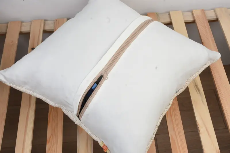 20x20 White Cushion Case, Throw Kilim Pillow, Pillow for Couch, Personalized Gift Pillow Pillow, Cushion, Vintage Kilim Throw Pillow - 8