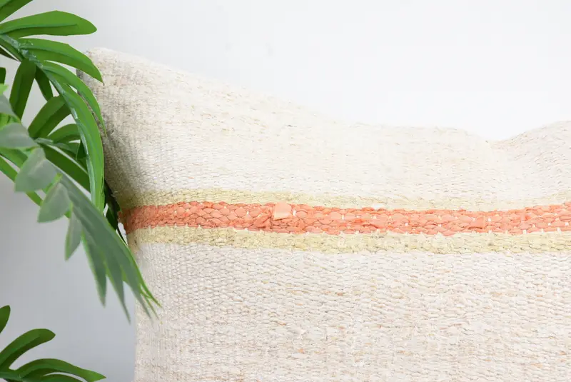 20x20 White Cushion Case, Throw Kilim Pillow, Pillow for Couch, Personalized Gift Pillow Pillow, Cushion, Vintage Kilim Throw Pillow - 2