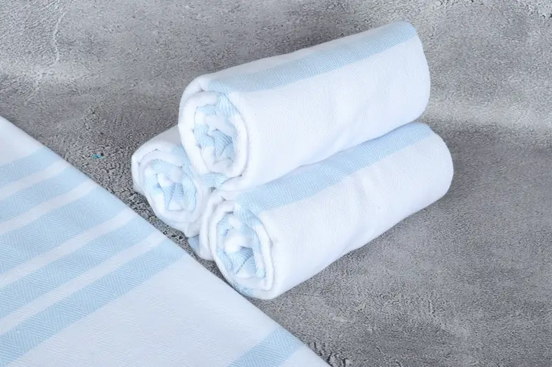 Absorbent Turkish towel, 68x36 Cotton Chevron Towel, Baby Boy Gift, Quick-dry travel peshtemal towel, Best Beach Towel, Custom Wedding Gift - 8