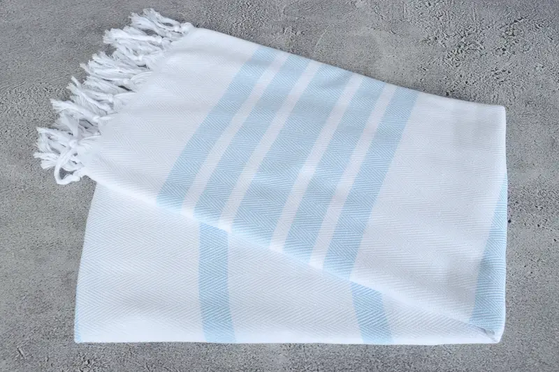 Absorbent Turkish towel, 68x36 Cotton Chevron Towel, Baby Boy Gift, Quick-dry travel peshtemal towel, Best Beach Towel, Custom Wedding Gift - 6