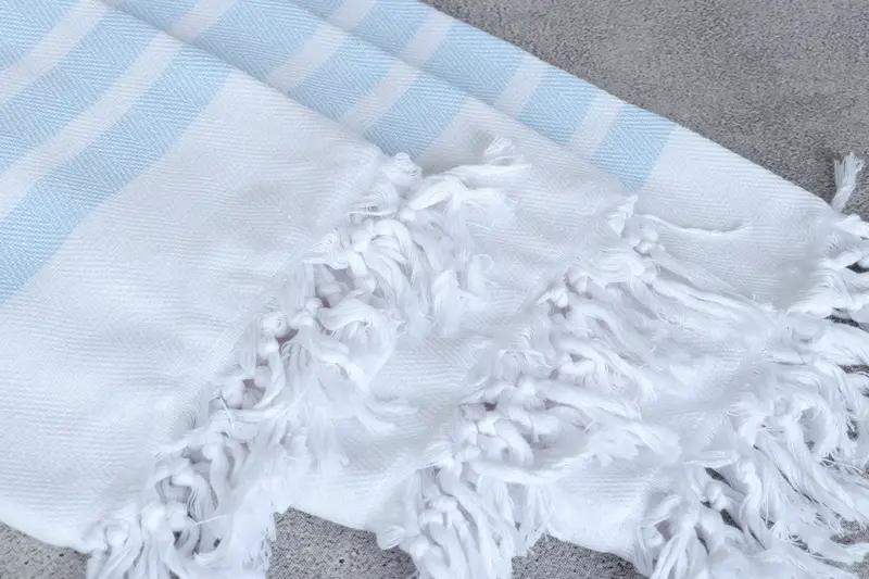 Absorbent Turkish towel, 68x36 Cotton Chevron Towel, Baby Boy Gift, Quick-dry travel peshtemal towel, Best Beach Towel, Custom Wedding Gift - 5