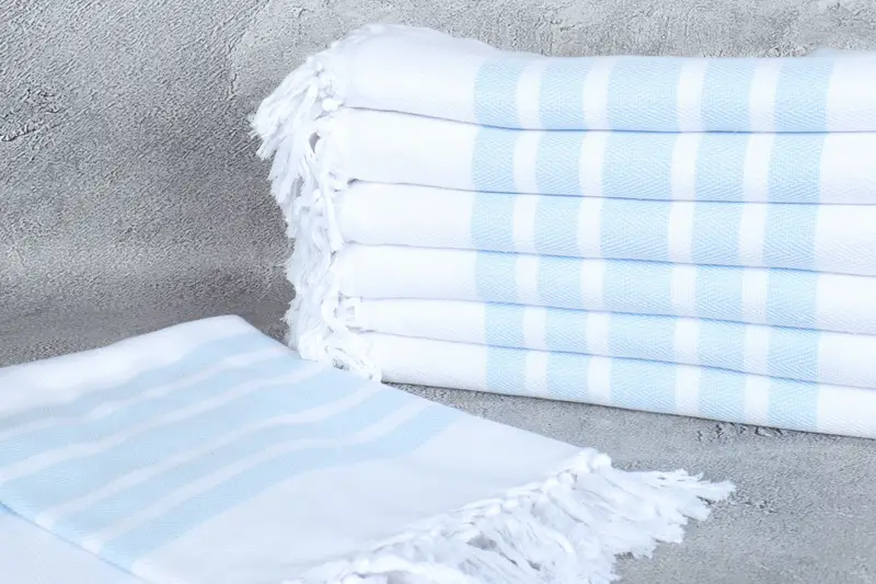 Absorbent Turkish towel, 68x36 Cotton Chevron Towel, Baby Boy Gift, Quick-dry travel peshtemal towel, Best Beach Towel, Custom Wedding Gift - 2
