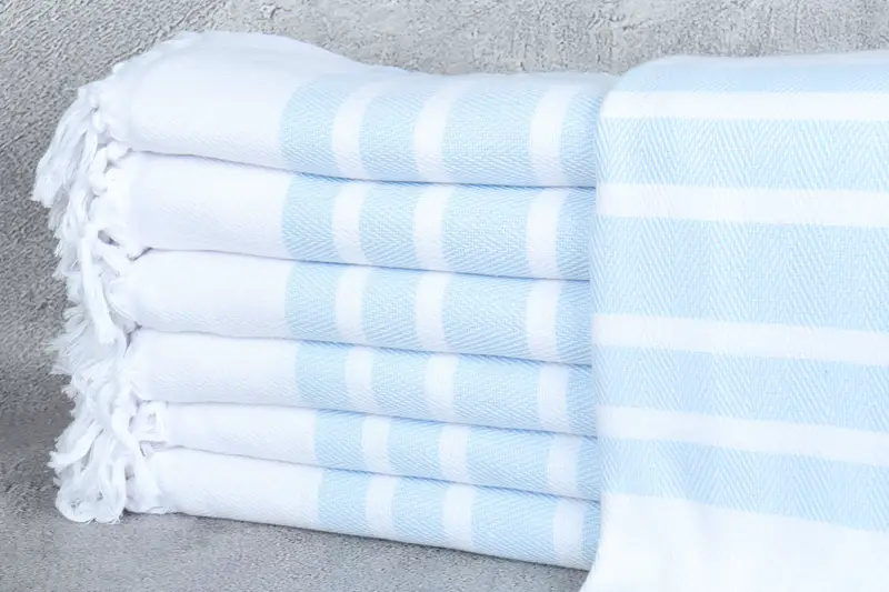 Absorbent Turkish towel, 68x36 Cotton Chevron Towel, Baby Boy Gift, Quick-dry travel peshtemal towel, Best Beach Towel, Custom Wedding Gift - 1