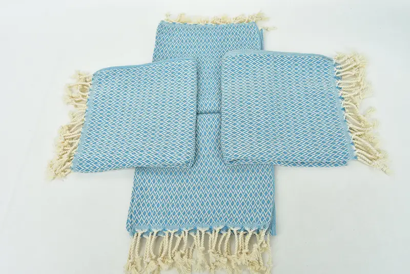 Turkish Hand Towel, Bathroom Towel, Guest Towel, 40x20 Cotton Diamond Towel, Gift For The Home Decor, Monogram Kitchen Towel, Bathroom Towels - 6