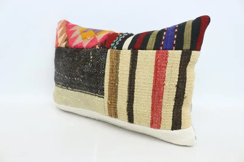 Pillow for Couch, Traditional Pillow, Pillow for Sofa, Home Decor Pillow, Pillow Case, 16x24 Beige Pillow, Oriental Pillow Sham - 4