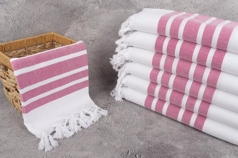 Fouta towel, Monogrammed Beach Towel, Summer Gift Ideas, Organic Towel, 70x40 Cotton Herringbone Towel, Gift For Boyfriend, Turkish hand towel - 3