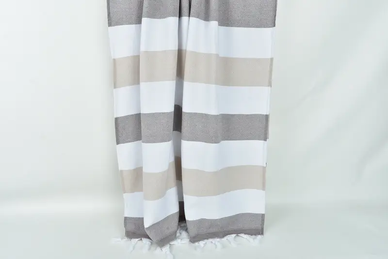 Travel towel, 64x36 Cotton Striped Terry Towel, Monogram Turkish Bath Towel, Custom Wedding Gift, Organic towel, Unique Gift, Spa Towel - 8