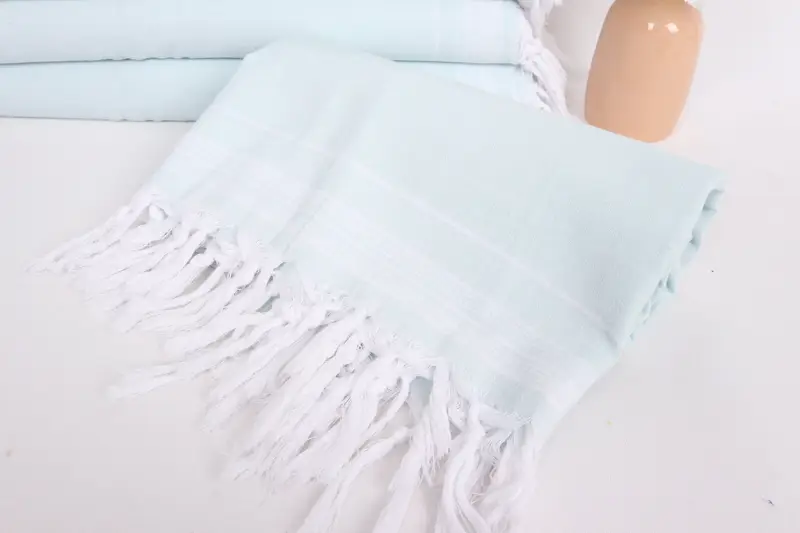 Family Gift Basket, Halloween Bachelorette Party, 92x56 Cotton Striped Towel, Bedspread, Wedding Favors, Couch Cover, Boho Throw Blankets - 4