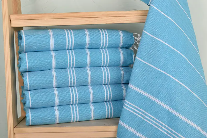 Small Bath Towels, Turkish Hand Towel, Monogram Towels, Bridal Shower Favors, Wedding Favors, Spa Towel, Bachelor Gift, 40x24 Cotton Striped Towel - 2