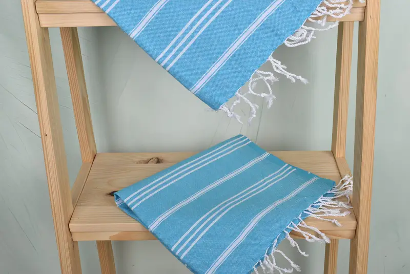 Small Bath Towels, Turkish Hand Towel, Monogram Towels, Bridal Shower Favors, Wedding Favors, Spa Towel, Bachelor Gift, 40x24 Cotton Striped Towel - 5
